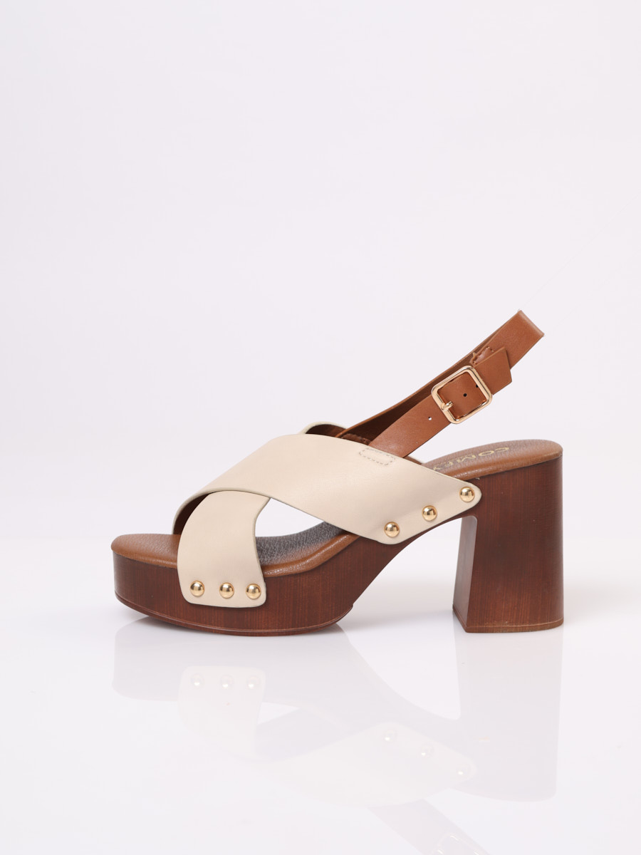 Off White/Brown