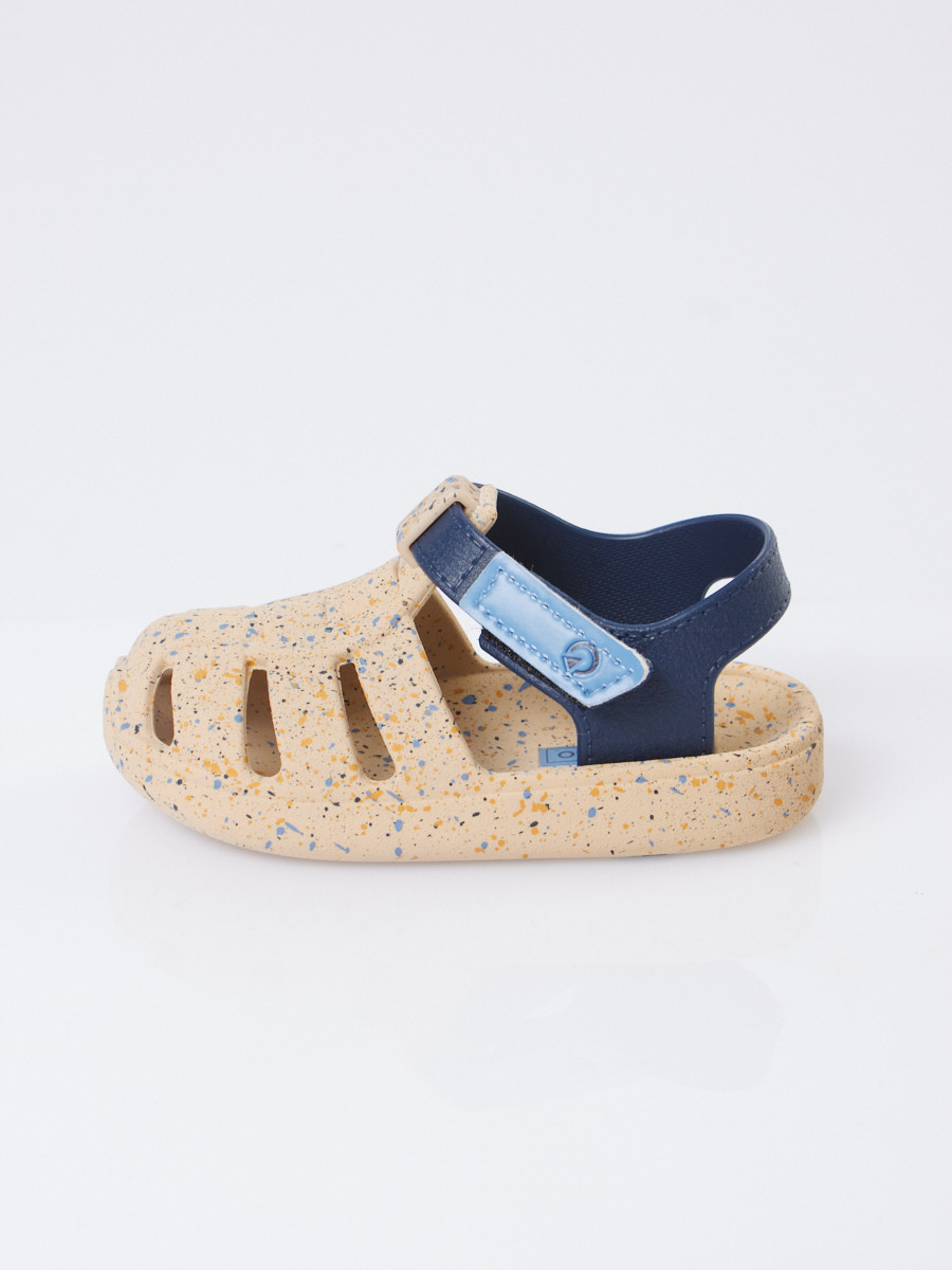 Beige/Blue